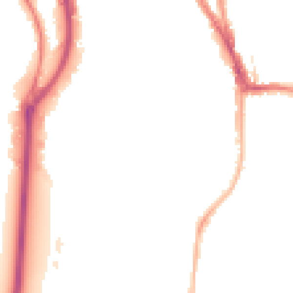 Night-time road noise heatmap for RG2 0AU