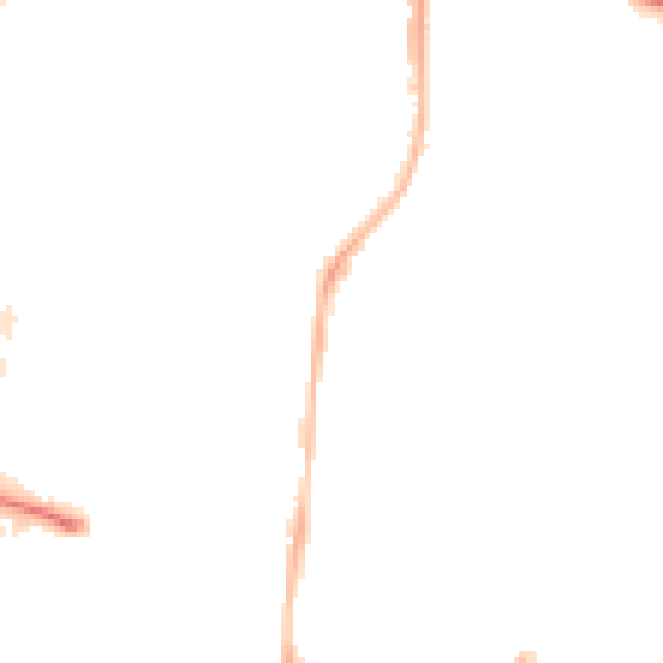 Night-time road noise heatmap for RG2 0HA