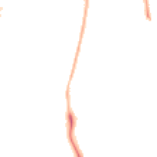 Night-time road noise heatmap for RG2 0JB