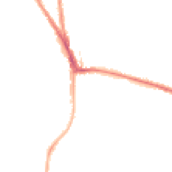 Night-time road noise heatmap for RG2 7AH