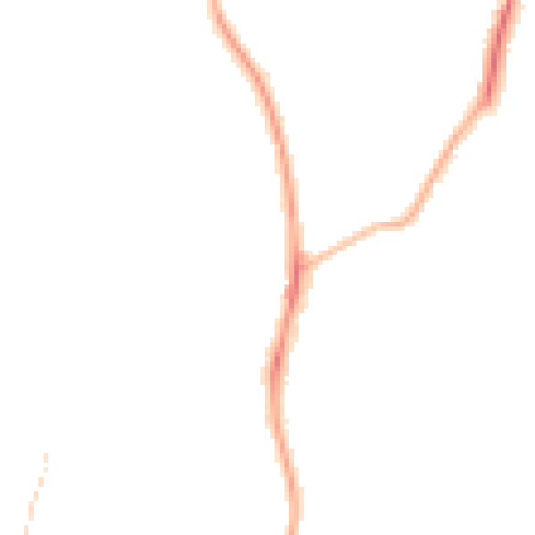 Night-time road noise heatmap for RG2 7ER