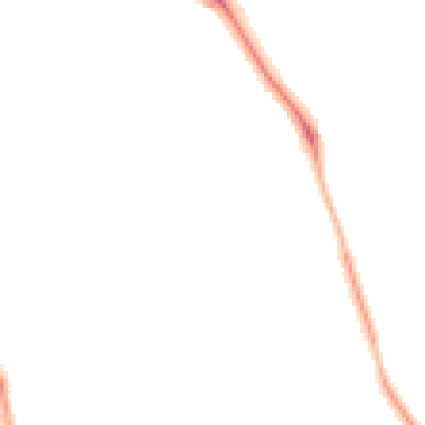 Night-time road noise heatmap for RG2 7JJ