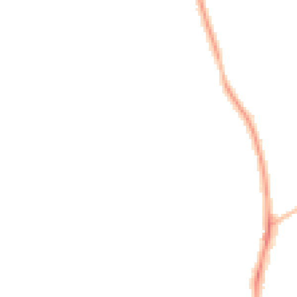 Night-time road noise heatmap for RG2 7NH