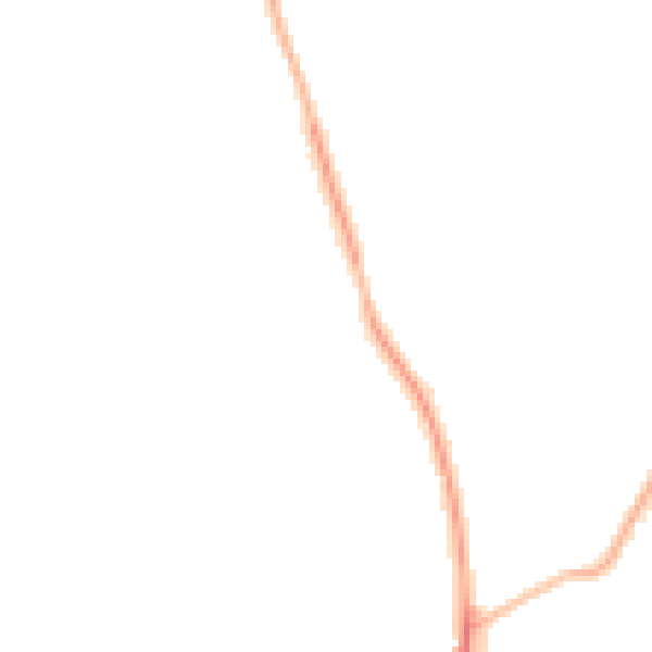 Night-time road noise heatmap for RG2 7RS