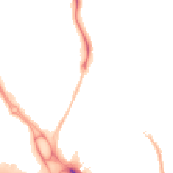 Night-time road noise heatmap for RG2 8PG