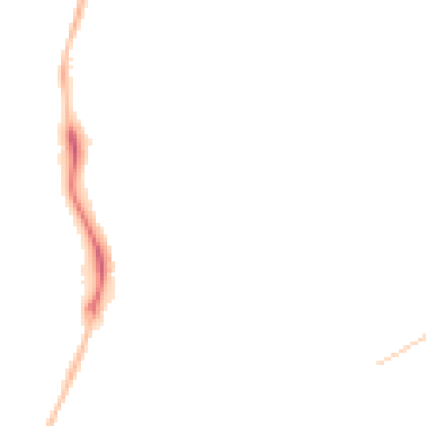 Night-time road noise heatmap for RG2 8SL