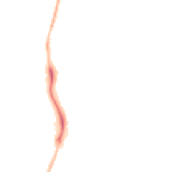 Night-time road noise heatmap for RG2 8SS