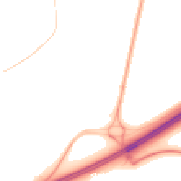 Night-time road noise heatmap for RG2 9FL