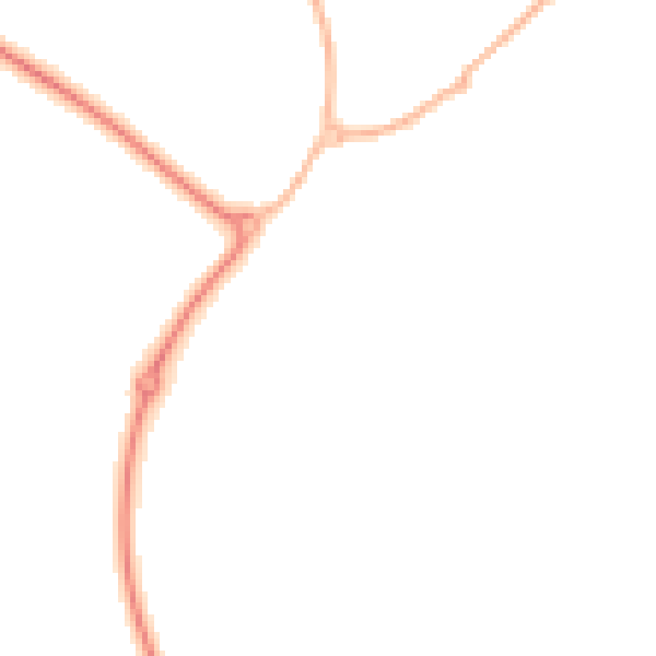 Night-time road noise heatmap for RG2 9FQ