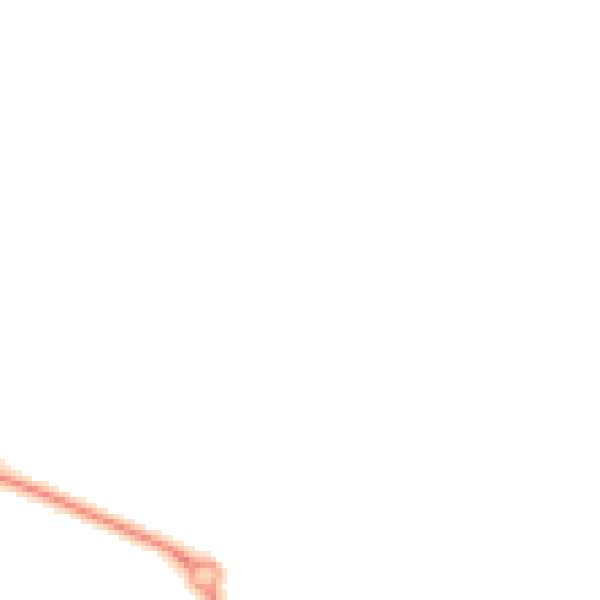 Night-time road noise heatmap for RG2 9HX