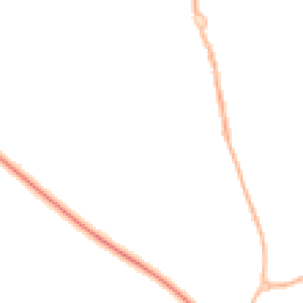 Night-time road noise heatmap for RG2 9JT