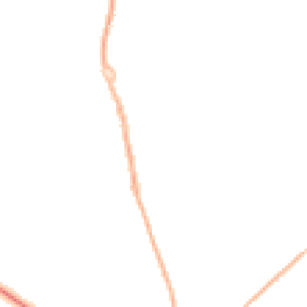 Night-time road noise heatmap for RG2 9PD