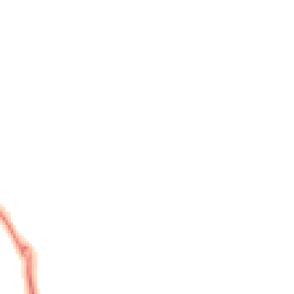 Night-time road noise heatmap for RG2 9RZ