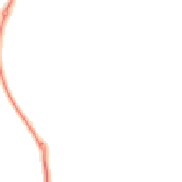 Night-time road noise heatmap for RG2 9TR