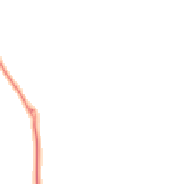 Night-time road noise heatmap for RG2 9UH