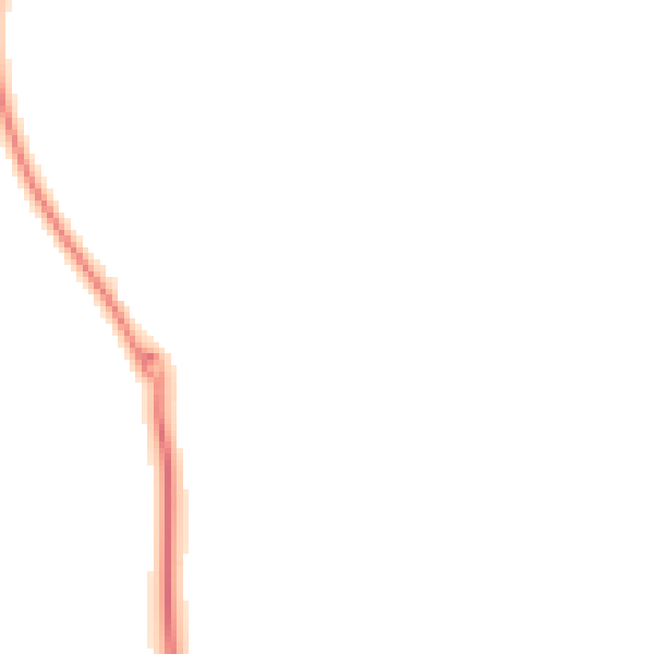 Night-time road noise heatmap for RG2 9UN