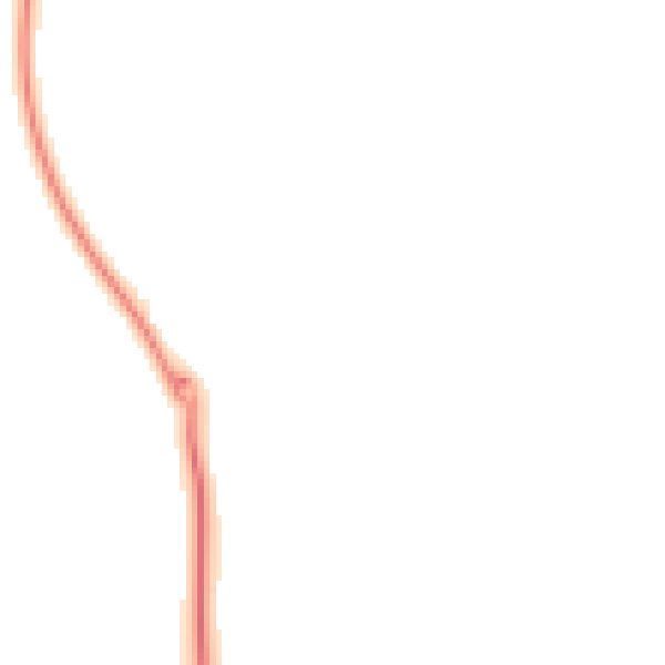 Night-time road noise heatmap for RG2 9UP