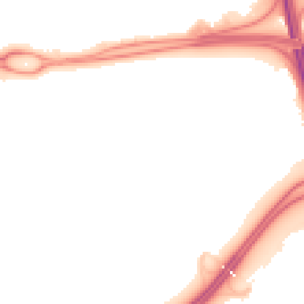 Night-time road noise heatmap for RG21 4BP