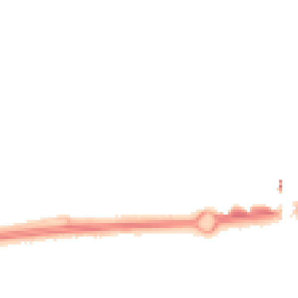 Night-time road noise heatmap for RG21 6AL