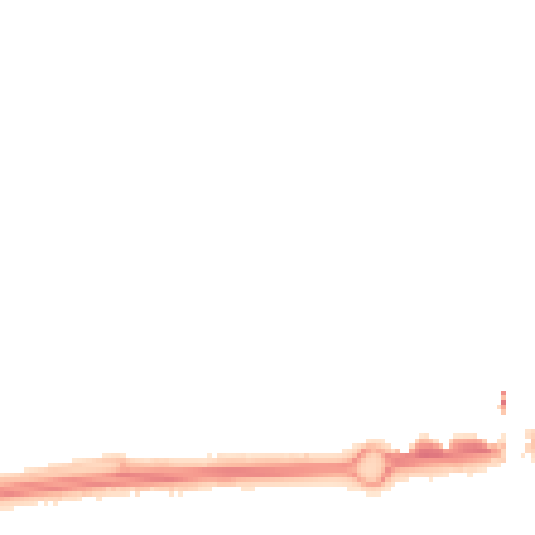 Night-time road noise heatmap for RG21 6BF