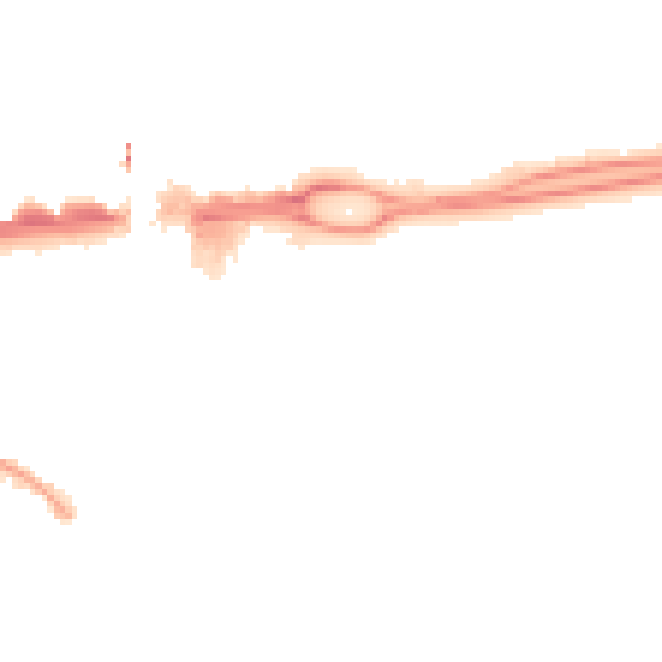 Night-time road noise heatmap for RG21 7PQ