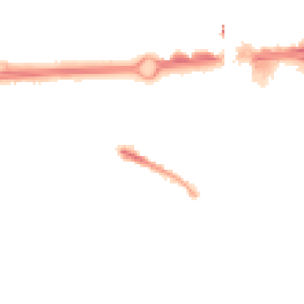 Night-time road noise heatmap for RG21 7SH