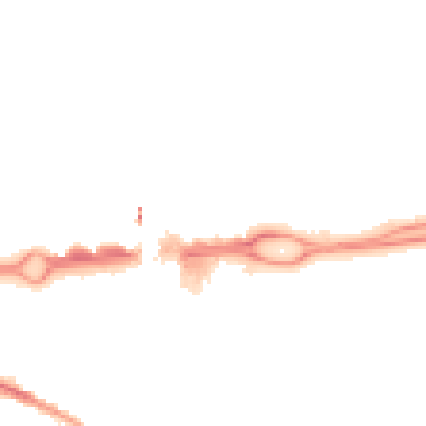 Night-time road noise heatmap for RG21 7TN