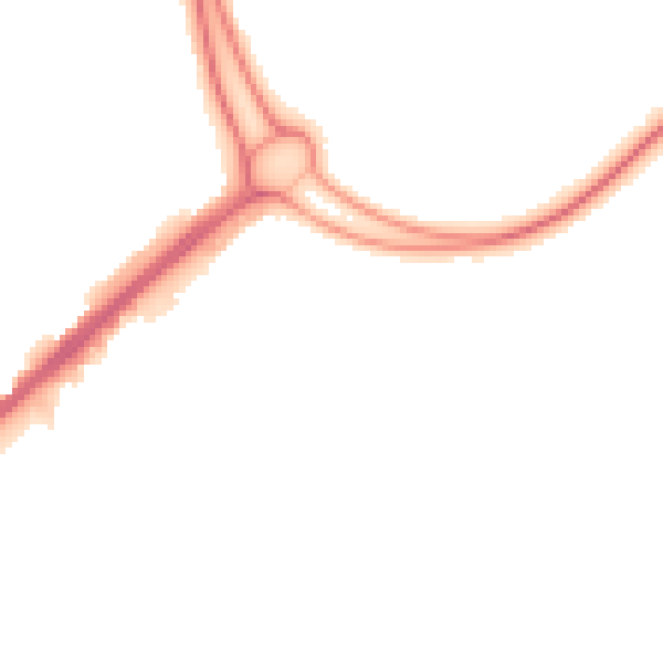 Night-time road noise heatmap for RG22 4AE