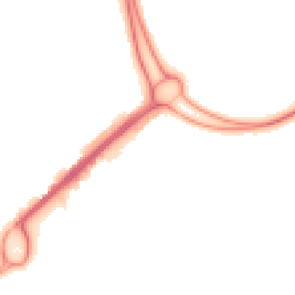 Night-time road noise heatmap for RG22 4AT