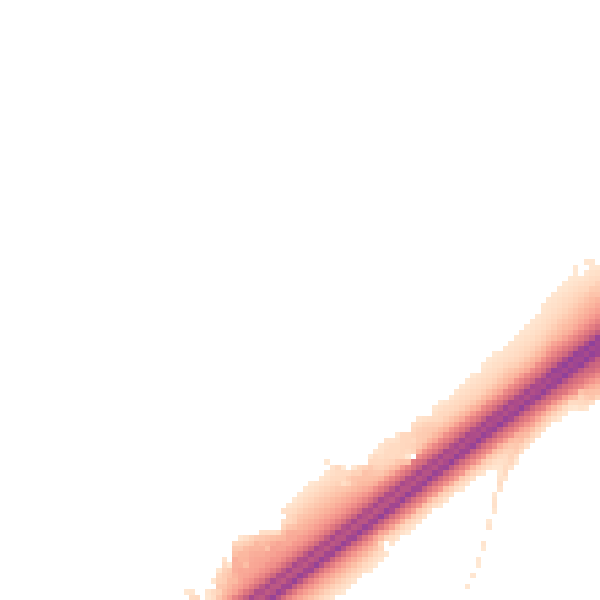 Night-time road noise heatmap for RG22 4BJ