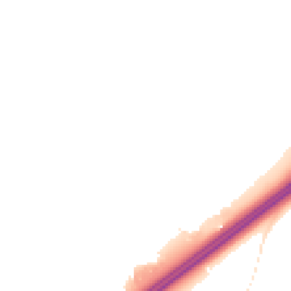 Night-time road noise heatmap for RG22 4BL