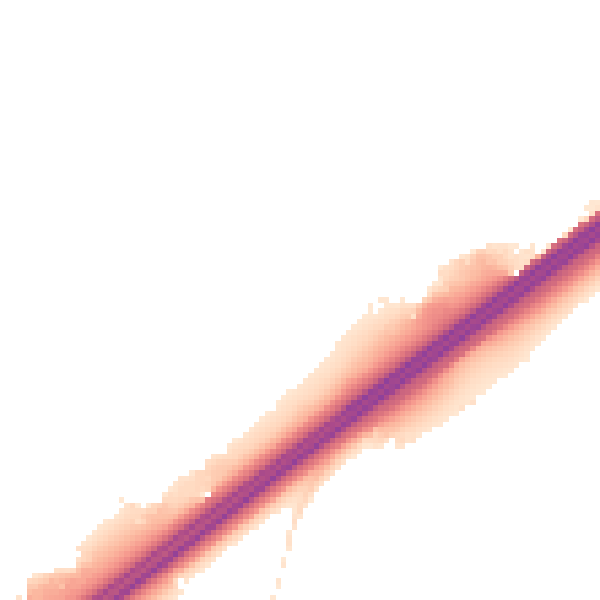 Night-time road noise heatmap for RG22 4BS