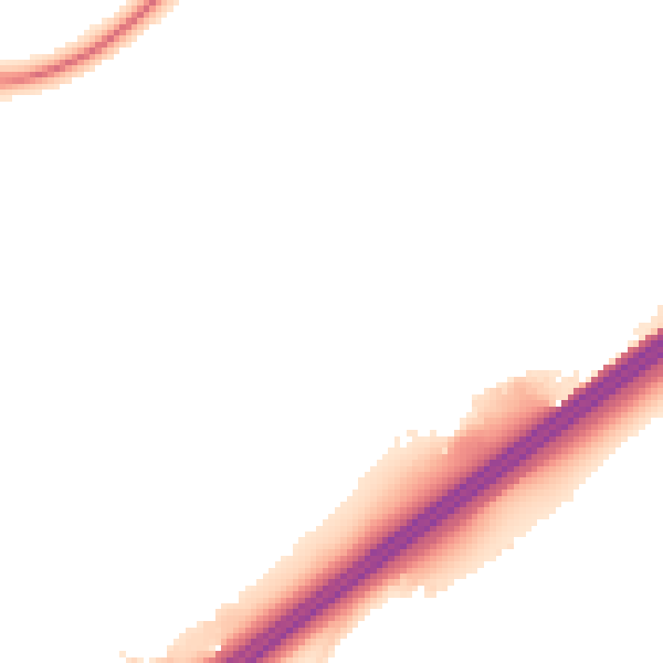 Night-time road noise heatmap for RG22 4BX