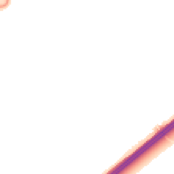 Night-time road noise heatmap for RG22 4DD