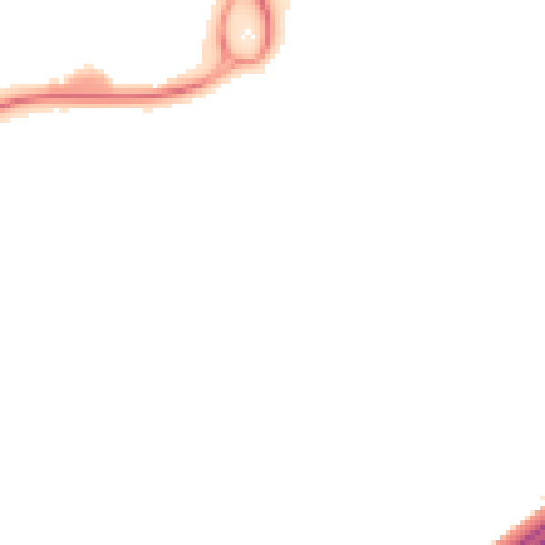 Night-time road noise heatmap for RG22 4DP