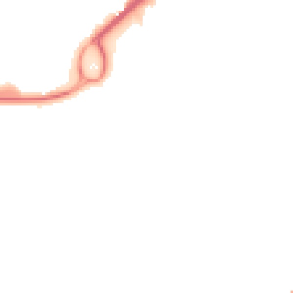 Night-time road noise heatmap for RG22 4DT