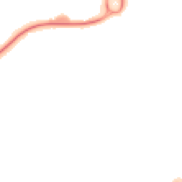 Night-time road noise heatmap for RG22 4EH