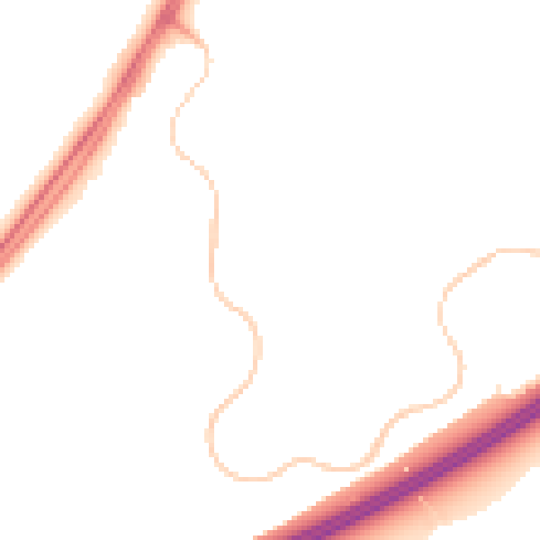 Night-time road noise heatmap for RG22 4FS