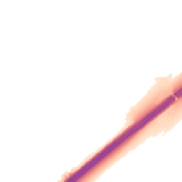 Night-time road noise heatmap for RG22 4LD