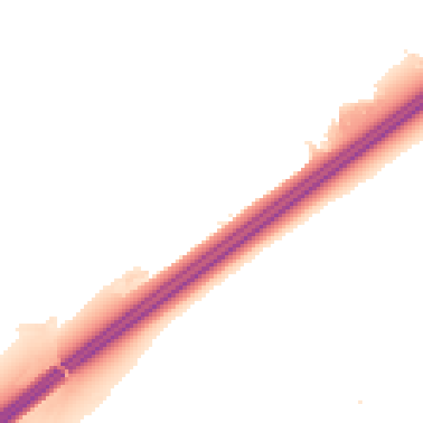 Night-time road noise heatmap for RG22 4NS