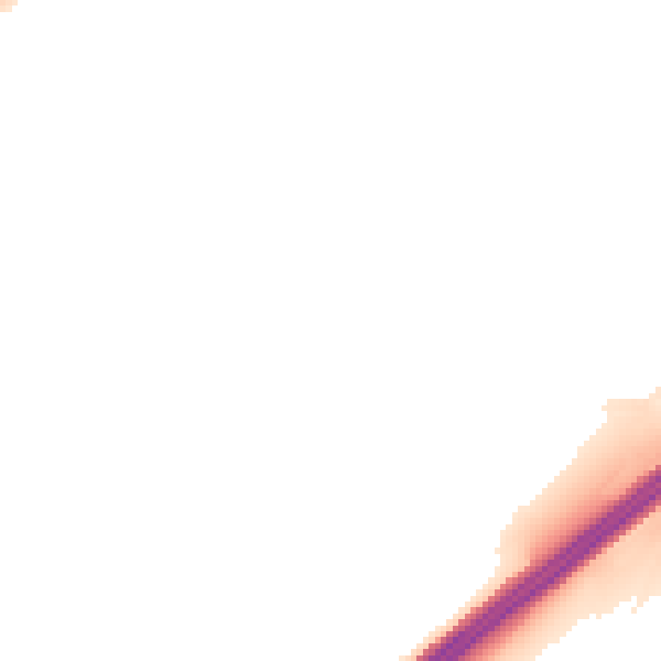 Night-time road noise heatmap for RG22 4PB