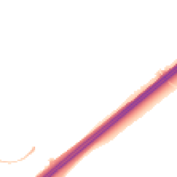 Night-time road noise heatmap for RG22 4QH