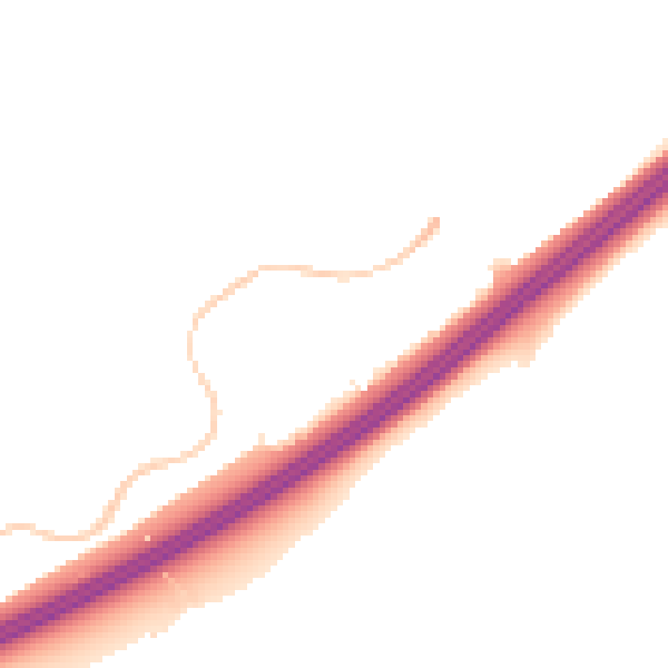 Night-time road noise heatmap for RG22 4QP