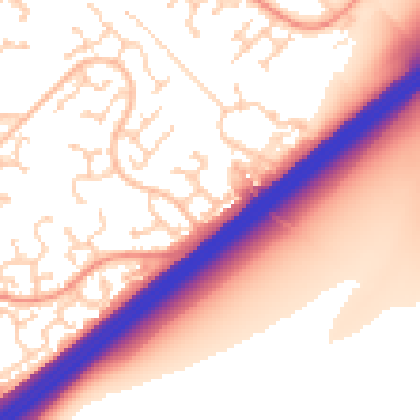Daytime road noise heatmap for RG22 4RF