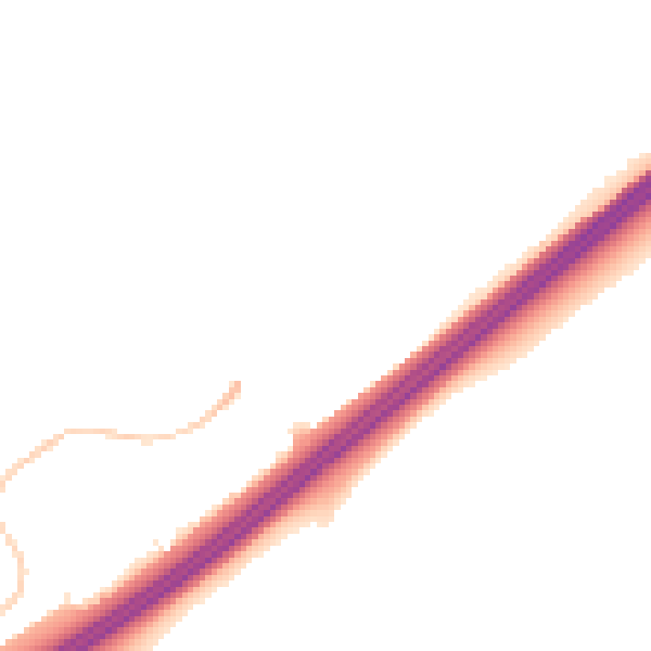 Night-time road noise heatmap for RG22 4RJ