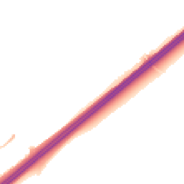 Night-time road noise heatmap for RG22 4RN