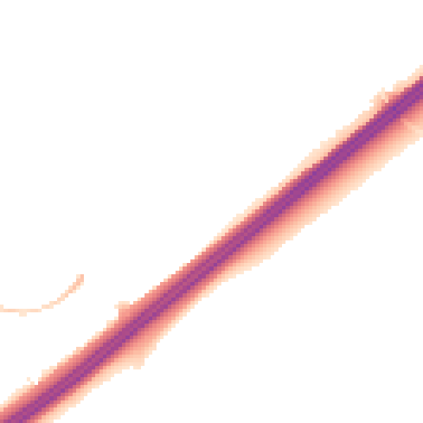Night-time road noise heatmap for RG22 4RW