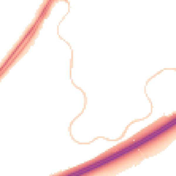 Night-time road noise heatmap for RG22 4SE