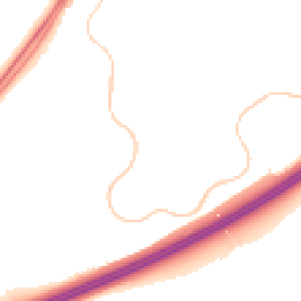 Night-time road noise heatmap for RG22 4SF