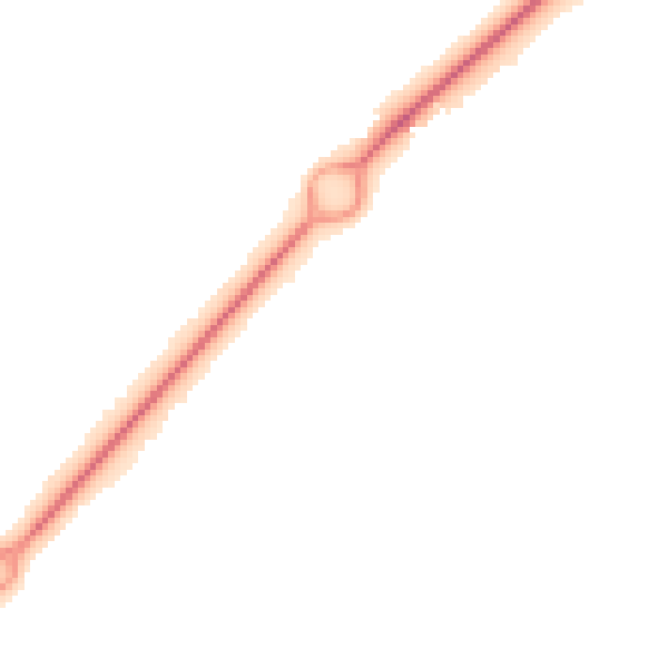 Night-time road noise heatmap for RG22 4TQ